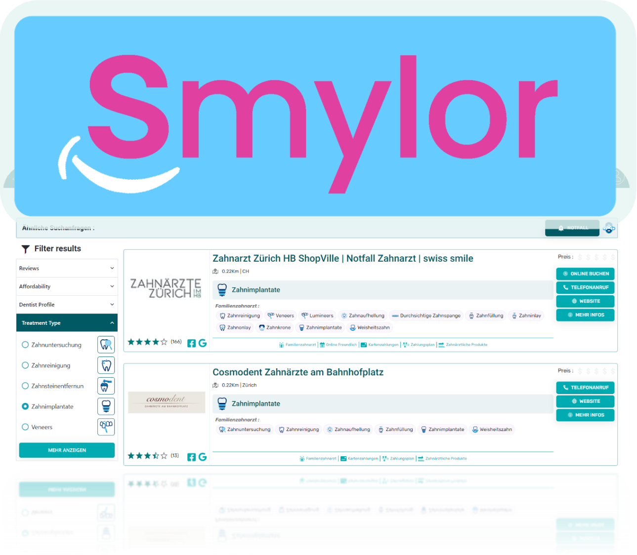 Dentist services smylor dental treatment marketplaces